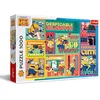 Image de Trefl - Despicable Me 4, Gru et Les Minions : sous Couverture - Collage coloré avec Personnages du Film d’Animation, Puzzle DIY, Puzzle Classiques pour Les Adultes et Les Enfants à partir de 12 Ans