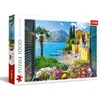 Image de Trefl Vue sur Le lac de Côme - Puzzle de 1000 pièces - Jeu de Puzzle avec Une Vue Magnifique Depuis Une fenêtre sur la Campagne Italienne, pour Adultes et Enfants à partir de 14 Ans