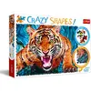 Image de Trefl Puzzle - Face à Face avec Un Tigre, 600 Pièces, Crazy Shapes, Qualité Premium, pour Adultes et Enfants à partir de 10 Ans