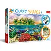 Image de Trefl Puzzle - Île Tropicale, 600 Pièces, Crazy Shapes, Qualité Premium, pour Adultes et Enfants à partir de 10 Ans