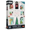 Image de Trefl Premium Plus Quality - Puzzle de Noël Star Wars: Que la Force de Noël Soit avec Vous - 1000 Pièces, Personnages Favoris, pour Les Adultes et Les Enfants à partir de 14 Ans