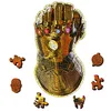 Image de Trefl - Puzzle Contour en Bois : Marvel Avengers, Infinity Glove - 500+5 pièces, Wood Craft, 70 Figures, Puzzle de qualité supérieure, pour Adultes et Enfants de Plus de 12 Ans
