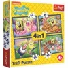Image de Trefl 4 Puzzles - La Vie Sous-Marine de Bob L'Éponge