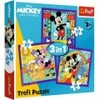 Image de Trefl 3 Puzzles - Mickey et sa Joyeuse Bande