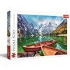 Image de Trefl - Lac de Braies, Italie - Puzzle de 500 pièces - Puzzle DIY avec Le Paysage de Montagne, Divertissement créatif, Loisir, Puzzle Classiques pour Adultes et Enfants à partir de 10 Ans