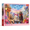 Image de Trefl - Chats Amoureux - Puzzle de 500 pièces - Puzzle DIY Divertissement Créatif pour Adultes et Enfants à partir de 10 Ans