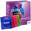 Image de Durex Surprise Me Lot de 40 préservatifs - Variété excitante, pratique et discrète - Pour un sexe sûr et une stimulation supplémentaire