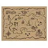 Image de PartyDeco - Lot de 30 Sets de Table en Papier américains avec Carte trésor Pirates, 40 x 30 cm, Couleur, ppt1