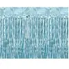 Image de Party Deco Rideau Scintillant à Franges Bleu métallisé 90 x 250 cm - Bleu - Taille Unique