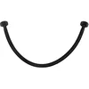 Image de 60cm 1/2" x 1/2" Inch BSP Noir Nylon Tressé Tuyau Flexible Robinet Affleurer