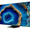 Image de TV QLED Mini LED TCL 50C805 127 cm 4K UHD Google TV Aluminium brossé