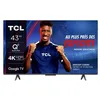 Image de TV QLED Pro TCL 43QLED780 108 cm 4K Aluminium brossé en occasion ou reconditionné
