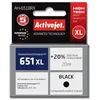 Image de ActiveJet AH-651BRX Ink (Replacement for HP 651 C2P10AE, Premium, 20 ML, Black)