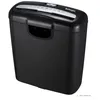 Image de ACTIVEJET Destructeur de Document Norme P-2 Bande 5,8mm Cap 6 Feuilles 10 Litres Noir