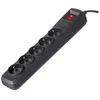Image de Activejet ACJ Combo 5G/5M/BEZP Auto/CZ Black Power Strip with Cord ACJ Combo 5G/5M/BEZP