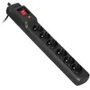 Image de Multiprise ActiveJet Combo 6GN 5 M Noir avec cordon