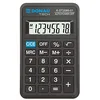 Image de Calculatrice de Poche DONAU Tech/K-DT2085-01 Fonction Racine à 8 Chiffres/ 114x69x18mm/ Couleur: Noir/Calculatrice avec Affichage à 8 Chiffres/Fonctionnement sur Piles/Design Compact