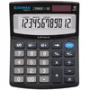 Image de 125x100x27mm/ Couleur: Noir/Calculatrice avec Affichage 12 Chiffres/Double Alimentation/Garantie 5 Ans