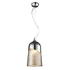 Image de Suspension Chrome/Transparent Daga, 1xE27 Max 60W , IP20, 230V AC, Classe I