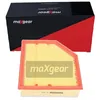 Image de MAXGEAR 26-0727 Filtre à air du moteur Cartouche filtrante Compatible avec VOLVO XC90 I 275 V70 II 285 S60 I 384 XC70 Cross Country 295 XC90 I VAN 275