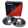 Image de MAXGEAR 19-1938 2x Disque de frein Arrière Ø234mm Hauteur: 37,5mm Épaisseur: 10mm Cercle de percage -Ø: 100mm Plein Compatible avec HYUNDAI i10 PA, KIA Picanto SA