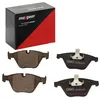 Image de MAXGEAR Plaquettes de freins Avant contact de signal d'usure exclu 19-2872 Compatible avec BMW 3 Berline E90 3 Touring E91 5 Berline E60 3 Coupé E92 X1 E84