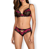 Image de Obsessive Ensemble Tulia 2 Pièces Noir-Rose