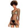 Image de Obsessive Mini Robe D606 - Noir - Taille Unique