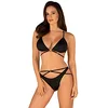 Image de Obsessive Cobra Nive 2-pcs Set Noir L/XL