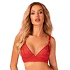 Image de Obsessive Soutien-Gorge Semi-Rembourré Sexy Belovya Bra, Rouge,XS-S