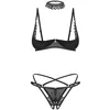 Image de Obsessive Donarella Ensemble Ouvert Noir XL/XXL