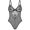 Image de Obsessive - Exquisite Perisia Crossless Teddy - Noir, Noir, XS/S