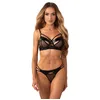 Image de Obsessive   Dominna Ensemble Lingerie 2-pcs   Noir