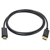 Image de AKYGA AK-AV-05 Cable DE VÍDEO 1,8 M HDMI Tipo A (ESTÁNDAR) DISPLAYPORT Negro, ORO