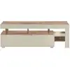 Image de Meuble TV 140 cm SCORE coloris chêne montana/champagne