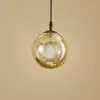 Image de EMIBIG LIGHTING Suspension Glassy, noir, graphite, verre, Ø 14 cm, E14