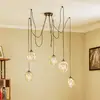 Image de EMIBIG LIGHTING Suspension Starla, décentralisée, à 5 lampes, ambre