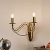 Image de EMIBIG LIGHTING Applique murale Tori K2 en forme de lustre, dorée