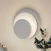 Image de EMIBIG LIGHTING Applique murale Circle de forme ronde, blanche