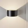 Image de EMIBIG LIGHTING Applique murale Fold avec abat-jour bombé noir