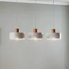 Image de EMIBIG LIGHTING Suspension Tako, à 3 lampes, blanc