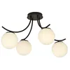 Image de EMIBIG Lighting Boston 4 Noir/Opale