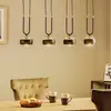 Image de EMIBIG LIGHTING Suspension Linear, noir/transparent, à 4 lampes