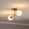 Image de Euluna Plafonnier Glassy, à 2 lampes, verre opale