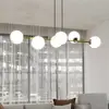 Image de EMIBIG LIGHTING Suspension Gravity, blanc opale/doré/noir, verre, E14