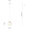 Image de EMIBIG LIGHTING Suspension Royal, blanc opale/blanc, verre, E14