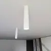 Image de EMIBIG LIGHTING Spot pour plafond Tecno 1M, acier, GU10, hauteur 30 cm, blanc