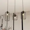 Image de EMIBIG LIGHTING Suspension Vander, à 3 lampes, 60 cm, noir, métal, E27