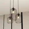 Image de EMIBIG LIGHTING Suspension Vander, à 3 lampes, Ø 30 cm, noir, métal, E27
