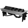 Image de ORNO AE-1364 Bloc Multiprise Electrique Encastrable Escamotable avec USB 3 Prises 2X USB 3680W 1.8m Câble